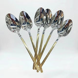 Gold Hammered Cutlery Kitchen & Dining Teaspoons