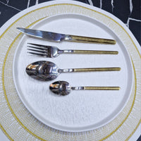 Gold Hammered Cutlery Kitchen & Dining Teaspoons