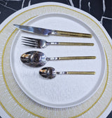 Gold Hammered Cutlery Kitchen & Dining Teaspoons