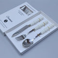 Pear Bubble Handle Cutlery Set Kitchen & Dining Flatware Sets