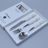 Pear Bubble Handle Cutlery Set Kitchen & Dining Flatware Sets