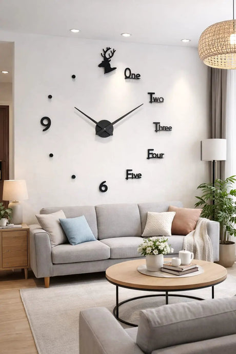3D Roman Numeral Acrylic Mirror Wall Clock Home Decor Wall Clocks
