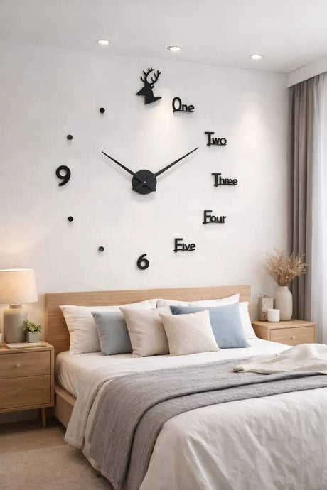 3D Roman Numeral Acrylic Mirror Wall Clock Home Decor Wall Clocks