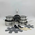 UCC Life Triple-Layer S/S Cookware Set 8pcs Kitchen & Dining Cookware Sets