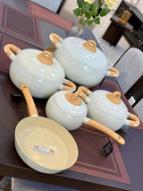Forged Aluminium Ceramic Cookware Set 9pcs Kitchen & Dining Cookware Sets
