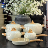 Forged Aluminium Ceramic Cookware Set 9pcs Kitchen & Dining Cookware Sets