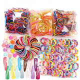 Girls Colorful Hair Bands & Scrunchies Set Fashion & Accessories Ponytail Holders