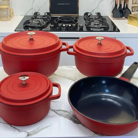 Forged Aluminium Ceramic Cookware Set 9pcs Kitchen & Dining Cookware Sets