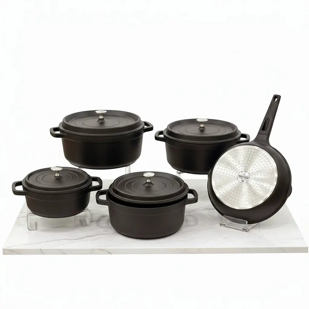 Forged Aluminium Ceramic Cookware Set 9pcs Kitchen & Dining Cookware Sets