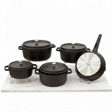 Forged Aluminium Ceramic Cookware Set 9pcs Kitchen & Dining Cookware Sets