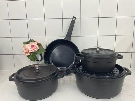 Forged Aluminium Ceramic Cookware Set 9pcs Kitchen & Dining Cookware Sets