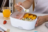Electric Lunch Box with Metallic Interior Kitchen & Dining Lunch Boxes & Totes