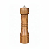 Acacia Wood Salt & Pepper Grinder Mills Set Kitchen & Dining Spice Grinders