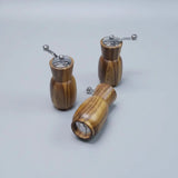 Acacia Wood Salt & Pepper Grinder Set with Steel Top Kitchen & Dining Spice Grinders