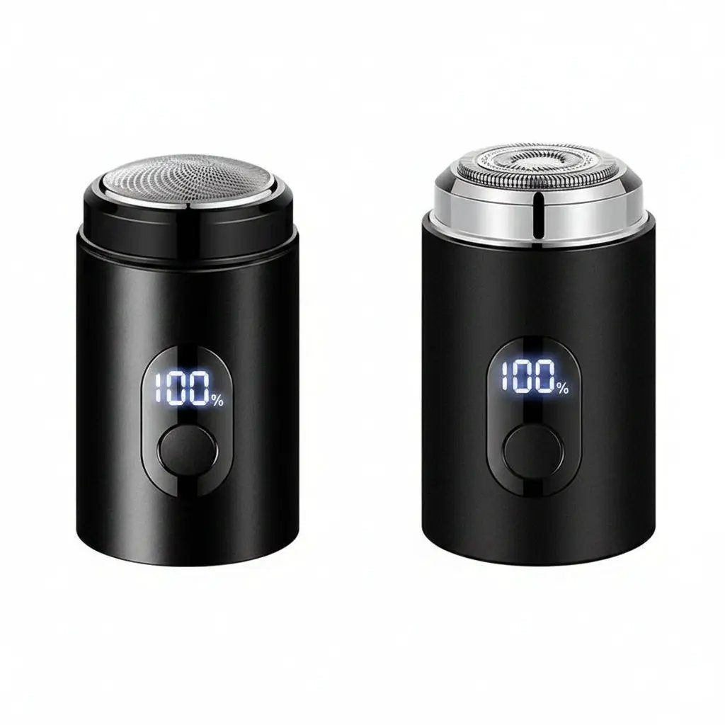 Men's Mini Electric Beard Shaver with LCD Display Health & Wellness Beard Trimmers