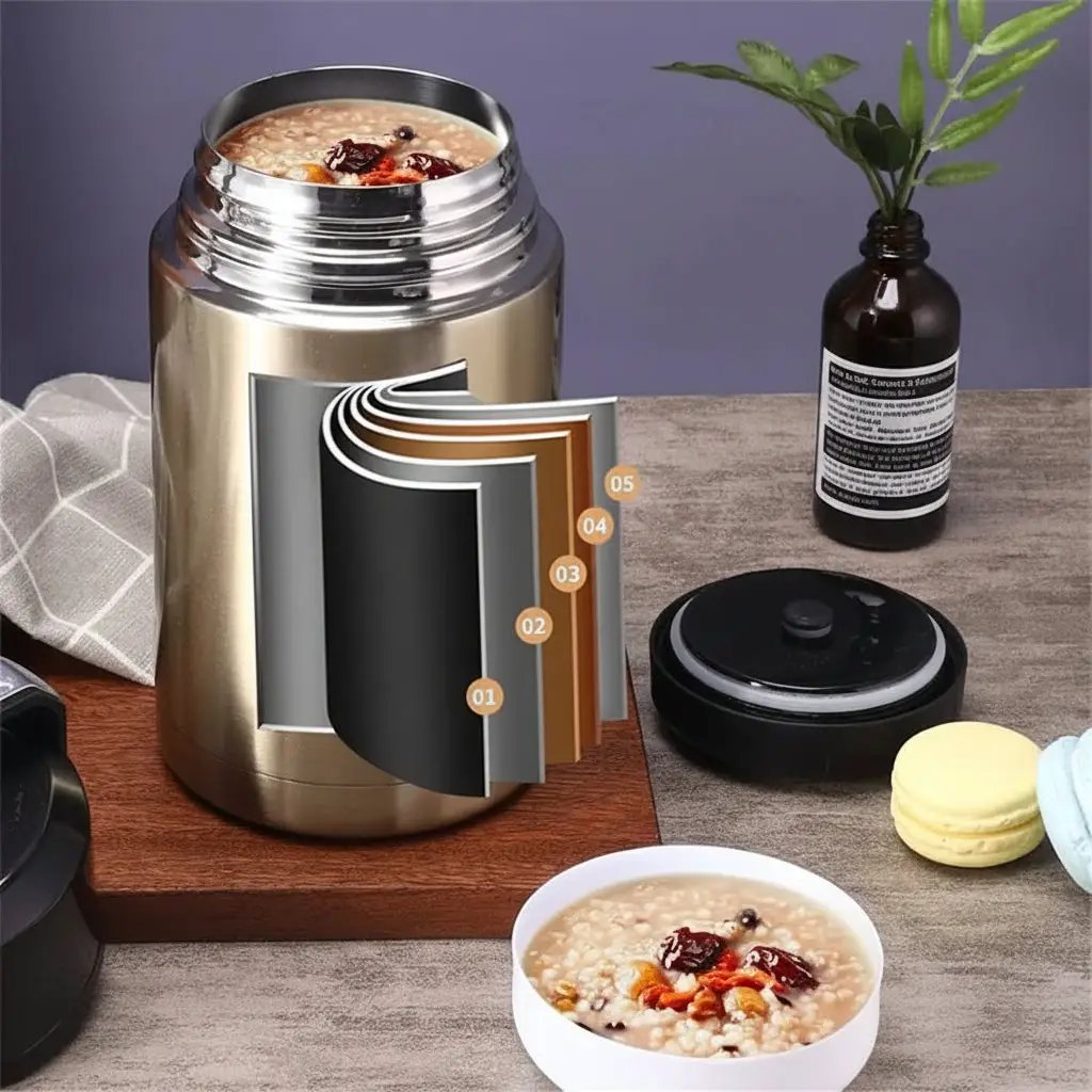 Stainless Steel Vacuum Flask 800ml–1200ml Kitchen & Dining Thermoses