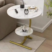 Marble Textured Side Stool Furniture Uncategorized