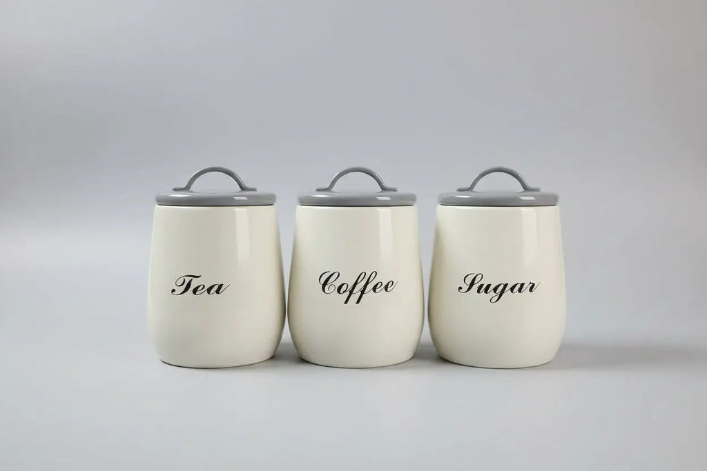 3-Piece Nordic Kitchen Storage Jar Set