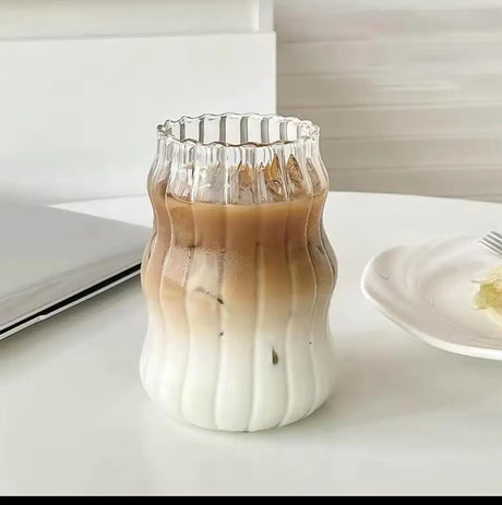 Ribbed Glass Tumbler 530ml Kitchen & Dining Tumblers