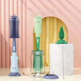 Silicone Baby Bottle & Pacifier Cleaning Brush Set Baby & Kids Cleaning Brushes & Wipes