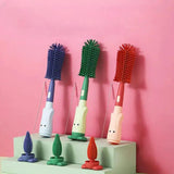 Silicone Baby Bottle & Pacifier Cleaning Brush Set Baby & Kids Cleaning Brushes & Wipes