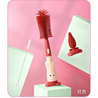 Silicone Baby Bottle & Pacifier Cleaning Brush Set Baby & Kids Cleaning Brushes & Wipes