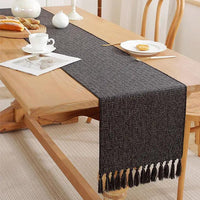Modern Tassel Dining Table Runner 33x228cm Home & Living Table Runners