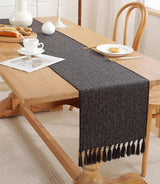 Modern Tassel Dining Table Runner 33x228cm Home & Living Table Runners