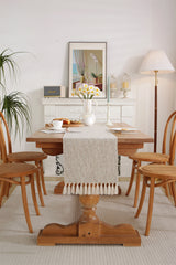 Modern Tassel Dining Table Runner 33x228cm Home & Living Table Runners