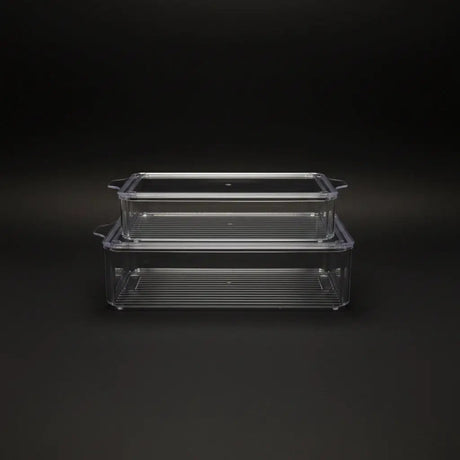Acrylic Fridge Storage Containers Set of 2 Kitchen & Dining Food Storage Containers