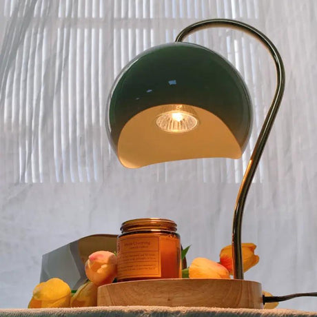 Electric Candle Warmer with Wood Base Home & Living Candle & Oil Warmers