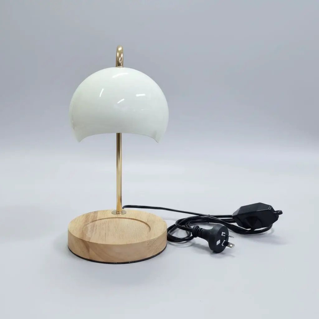 Electric Candle Warmer with Wood Base Home & Living Candle & Oil Warmers
