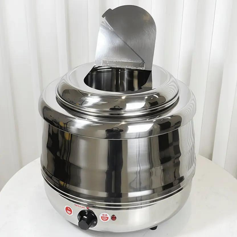 Stainless Steel Electric Soup Warmer Tureen 10L Kitchen & Dining Food Warmers