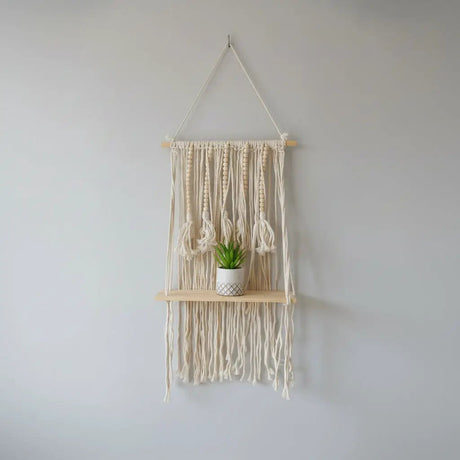 Nordic Hanging Plant Shelf Storage Rack Home & Living Floating Wall Shelves & Ledges