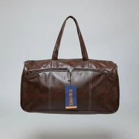 Leather-Look Duffle Bag 48x25x20cm Outdoor & Sports Gym Duffel Bags