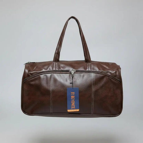 Leather-Look Duffle Bag 48x25x20cm Outdoor & Sports Gym Duffel Bags