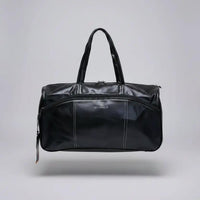 Leather-Look Duffle Bag 48x25x20cm Outdoor & Sports Gym Duffel Bags