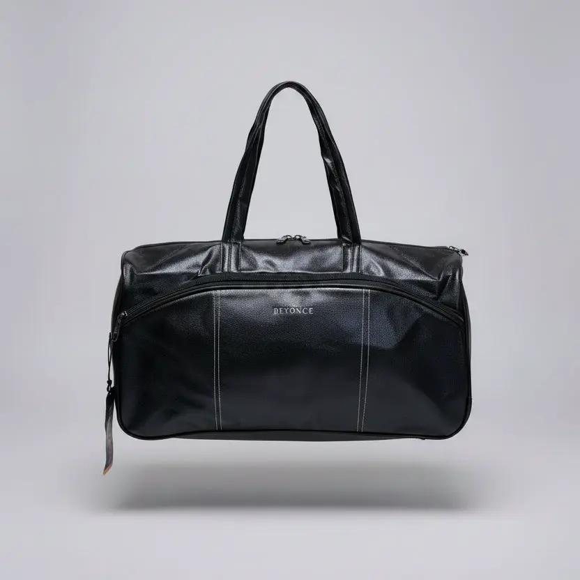 Leather-Look Duffle Bag 48x25x20cm Outdoor & Sports Gym Duffel Bags