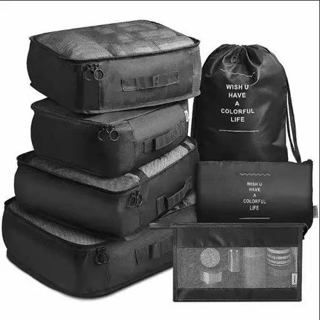 7-in-1 Travel Packing Organizer Set Outdoor & Sports Packing Organizers