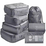 7-in-1 Travel Packing Organizer Set Outdoor & Sports Packing Organizers