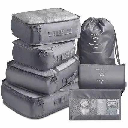 7-in-1 Travel Packing Organizer Set Outdoor & Sports Packing Organizers