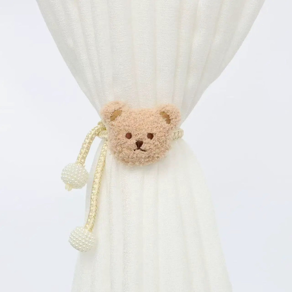 3D Plush Bear Curtain Tiebacks Set of 2 Home & Living Curtain Tiebacks