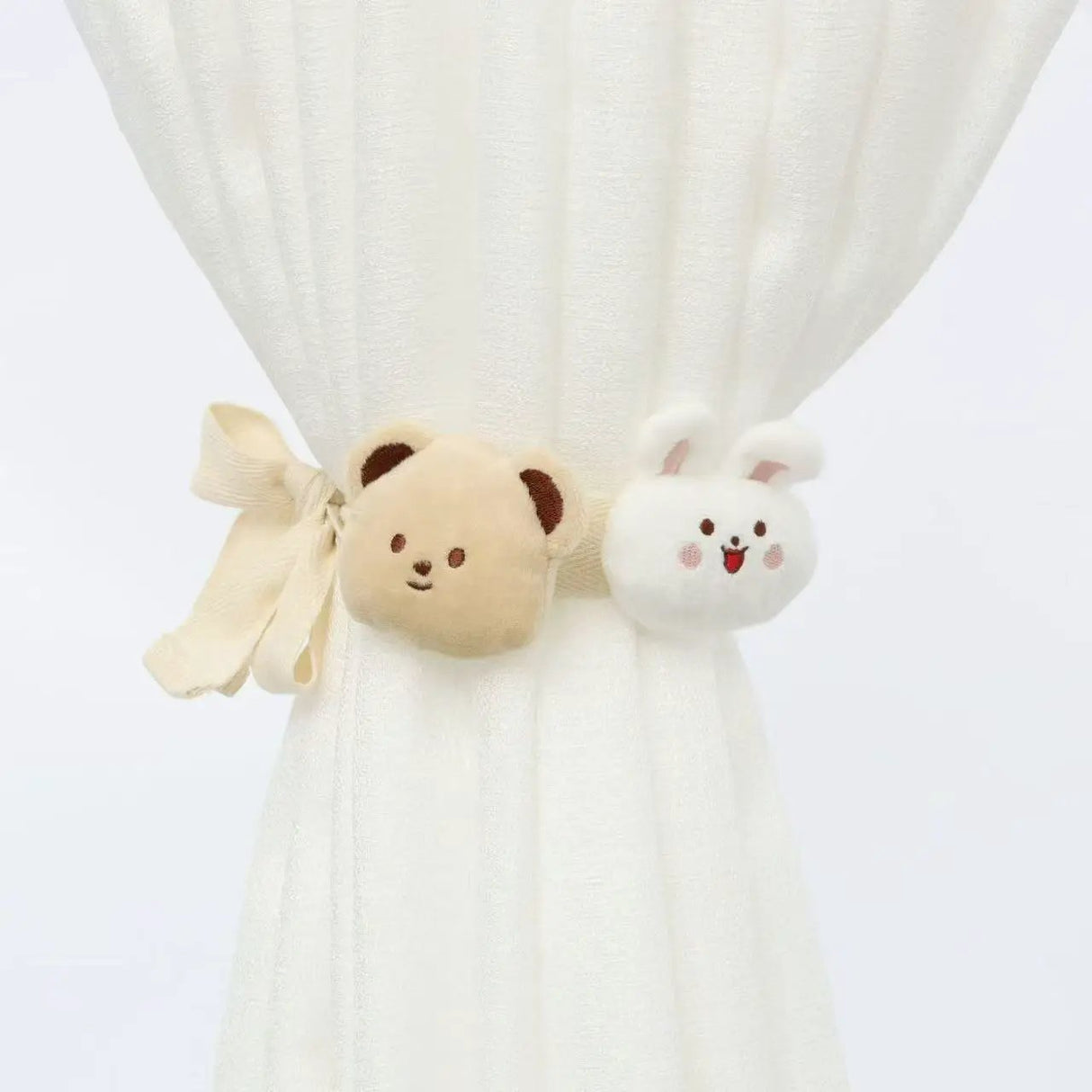 3D Plush Bear Curtain Tiebacks Set of 2 Home & Living Curtain Tiebacks