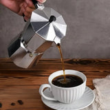 12-Cup Moka Pot Classic Italian Stovetop Coffee Maker Coffee & Tea Electric & Stovetop Espresso Pots