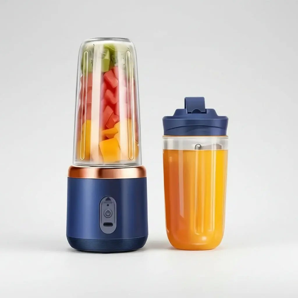 2-in-1 Portable Blender Juicer with Cup Kitchen Appliances Personal Blenders