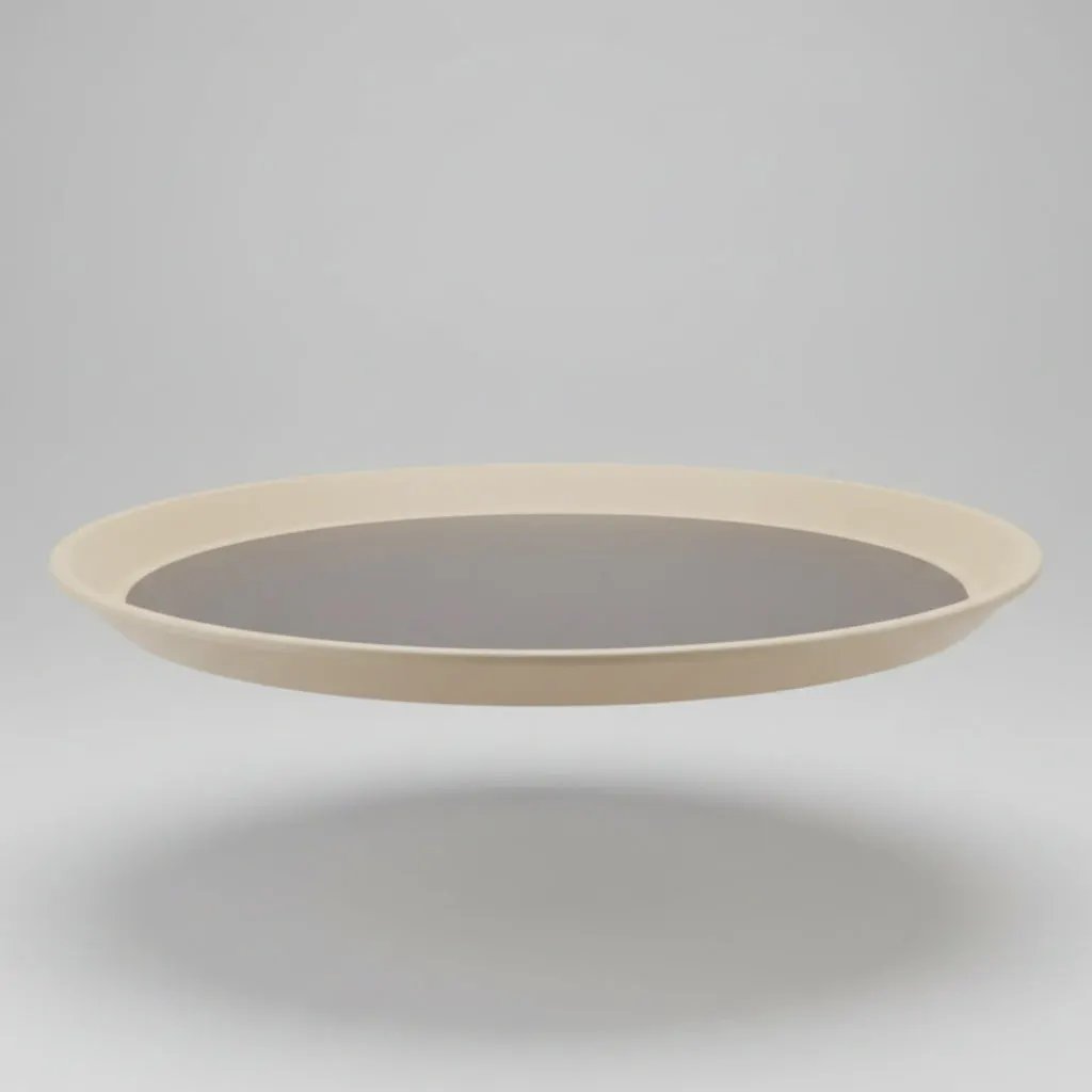 Round Anti-Slip Tray 35cm Kitchenware Serving Trays