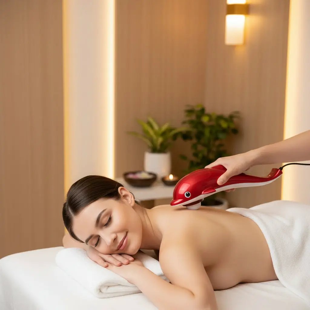 Infrared Dolphin Body Massager 4-Head Health & Wellness Electric Massagers
