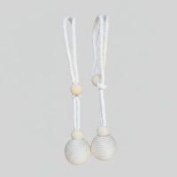 Wood Ball Curtain Tiebacks (Pair) Curtain Accessories Curtain Tiebacks