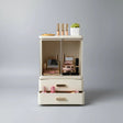 Acrylic Double Door Cosmetic Storage Cabinet Storage & Organisation Makeup Vanities