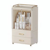 Acrylic Double Door Cosmetic Storage Cabinet Storage & Organisation Makeup Vanities